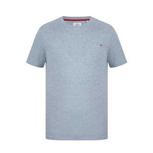 Lee Cooper Mens Pocket Regular T-Shirt / Grey Marl